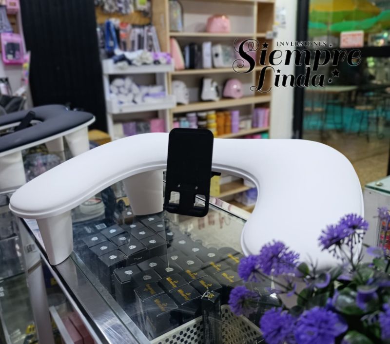ALMOHADA ERGONOMICA CON SOPORTE P/ TELEFONO