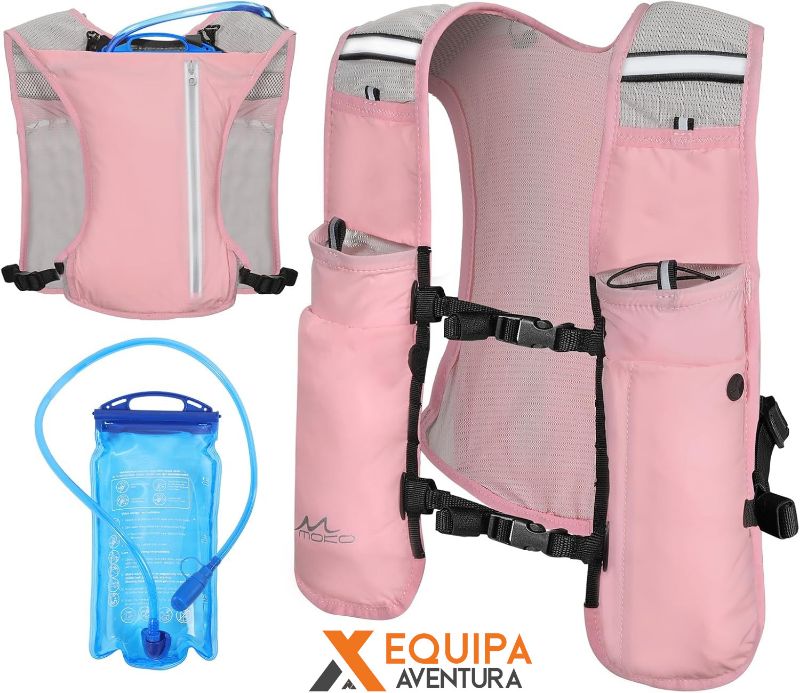Chaleco de hidratación con bolsa de agua de 1,5 L