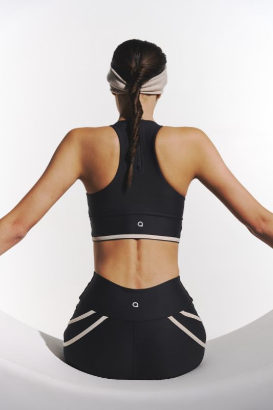 BLACK CROSS SPORT BRA