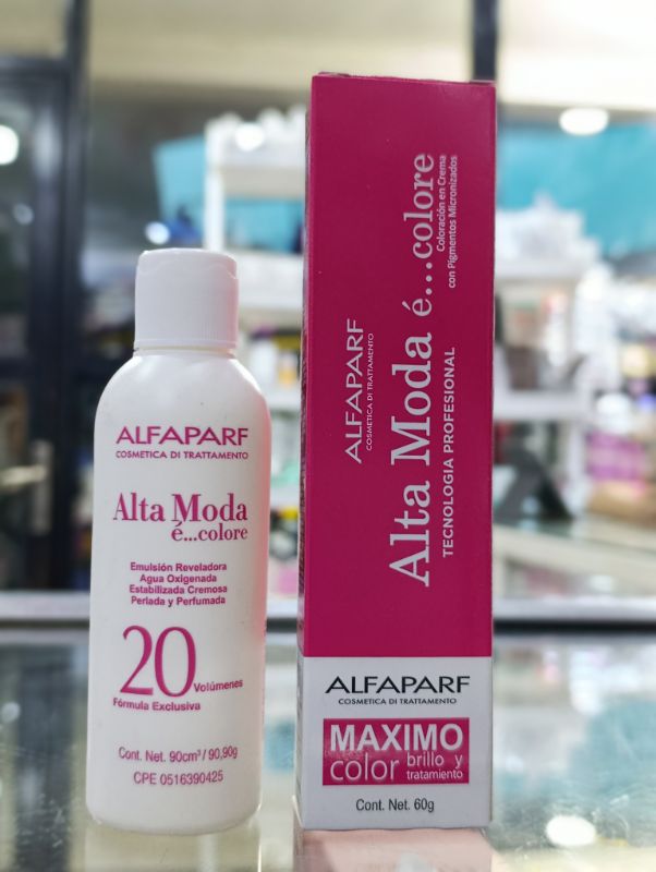 ALTA MODA TINTE 60G + AGUA OXIGENEDA