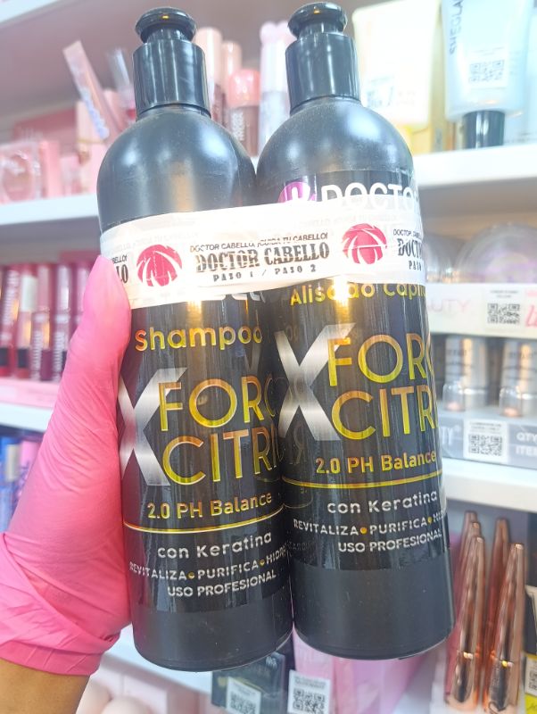 ALISADO X FORCE CITRIC 500ML DOCTOR CABELLO (PASO 1 Y PASO 2)