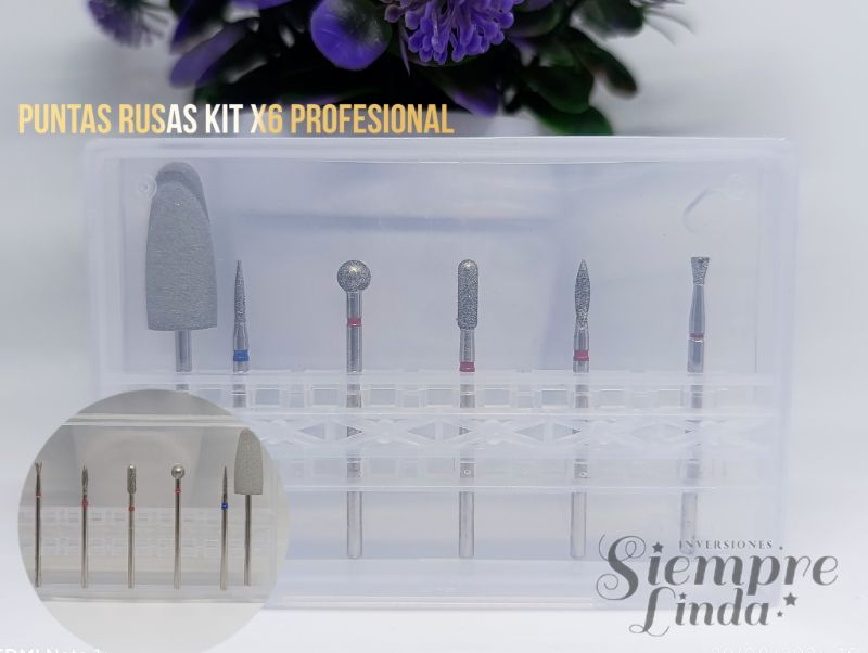 PUNTAS RUSA KIT X6 PROFESIONAL
