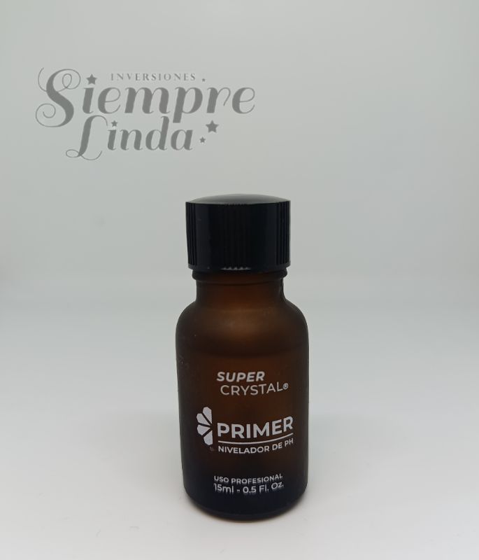 PRIMER PARA UÑAS ACRILICAS DE 15ML (1/2OZ) SUPER CRISTAL