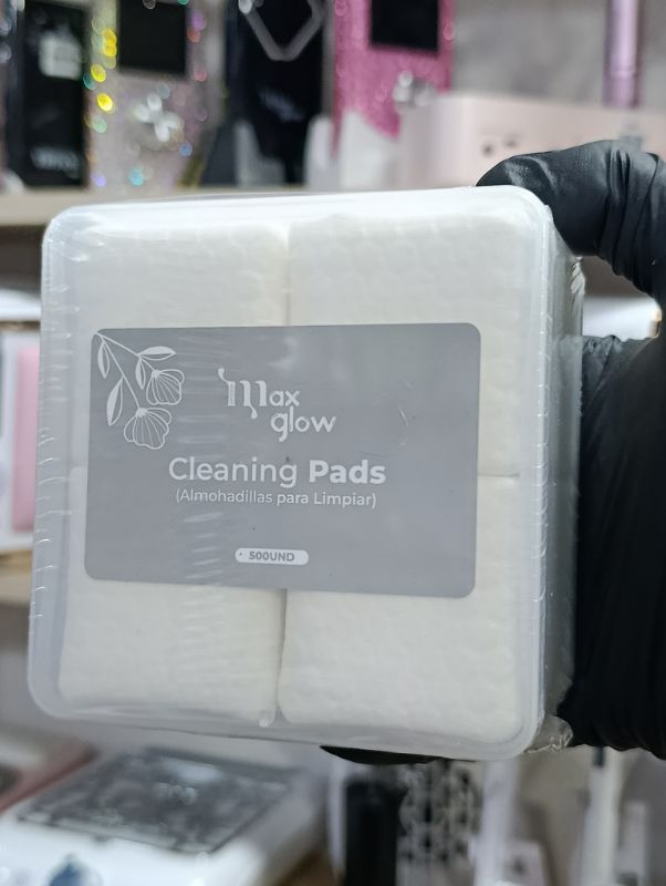 ALGODON CLEANING PADS MAXGLOW BOX 500UNID