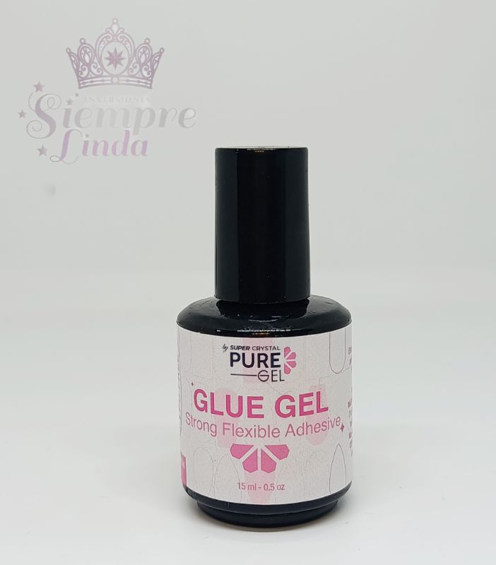 GLUE GEL STRONG FLEXIBLE ADHESIVE DE 15ML SUPER CRISTAL