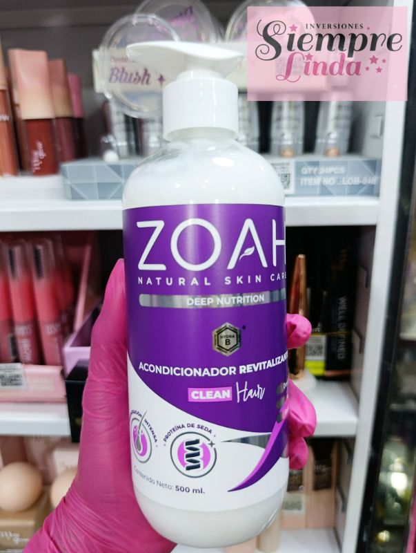 ACONDICIONADOR REVITALIZANTE 500ML ZOAH