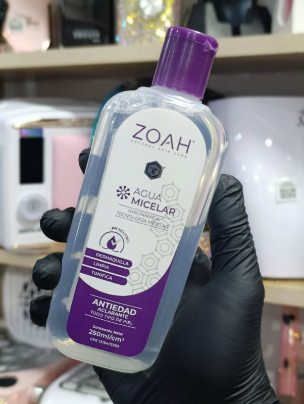 AGUA MICELAR ZOAH 250ML