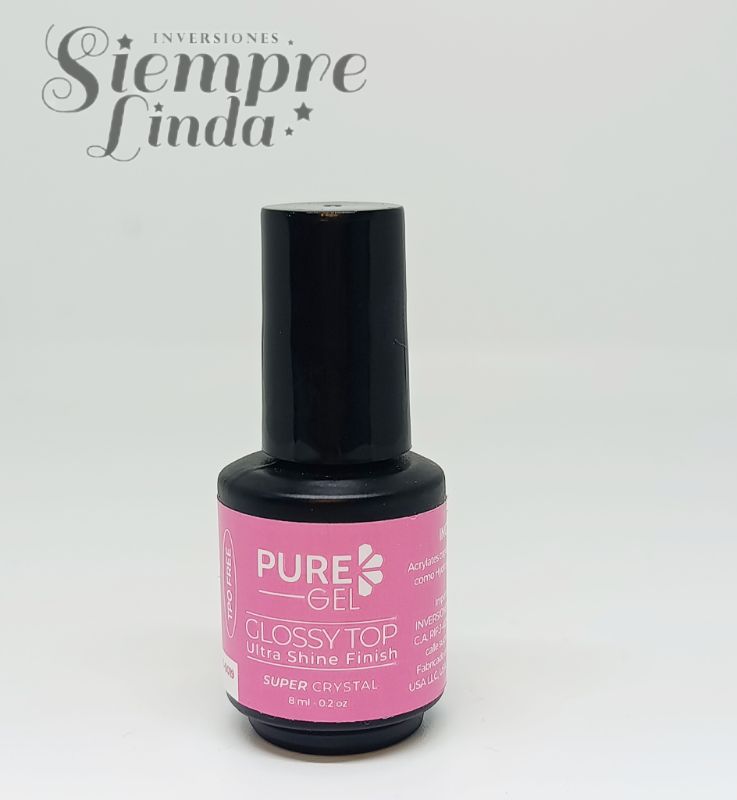GLOSSY TOP ULTRA SHINE FINISH DE 8ML SUPER CRISTAL