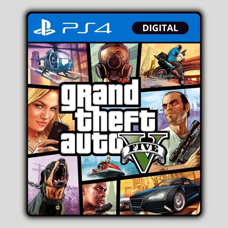 Grand Theft Auto V (GTA 5 PS4 Digital)