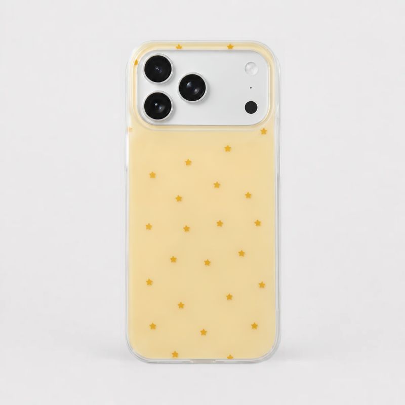 FORRO | DISEÑO DE ESTRELLAS AMARILLAS | IPHONE 17 / 18 PRO MAX