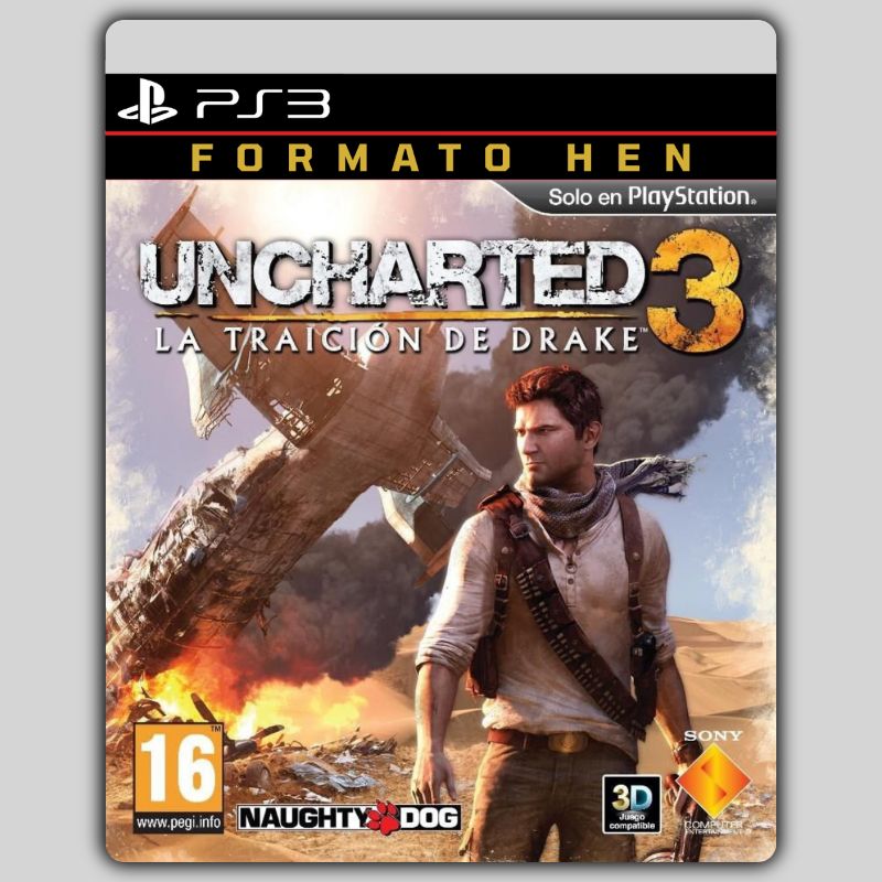 Uncharted 3: La traición de Drake PS3 HEN