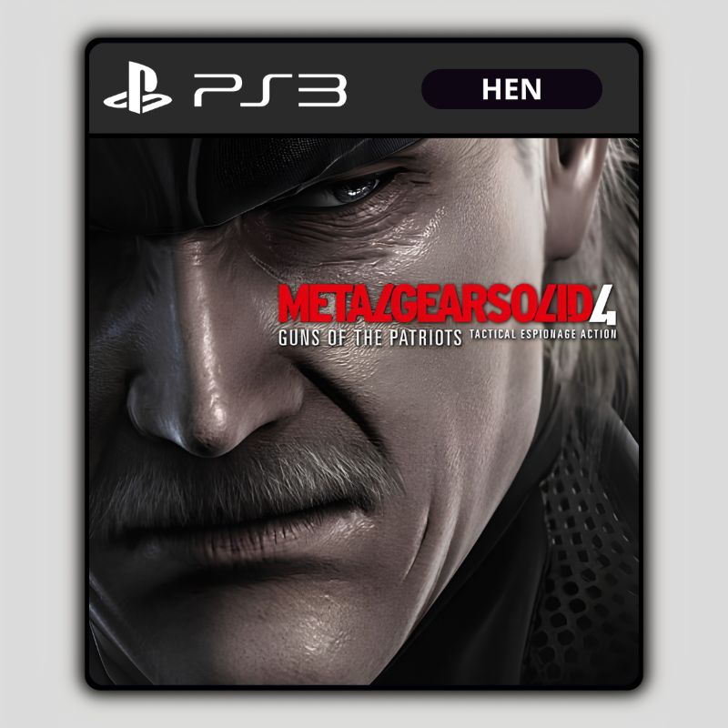 Metal Gear Solid 4 Guns of the Patriots (PS3 HEN)