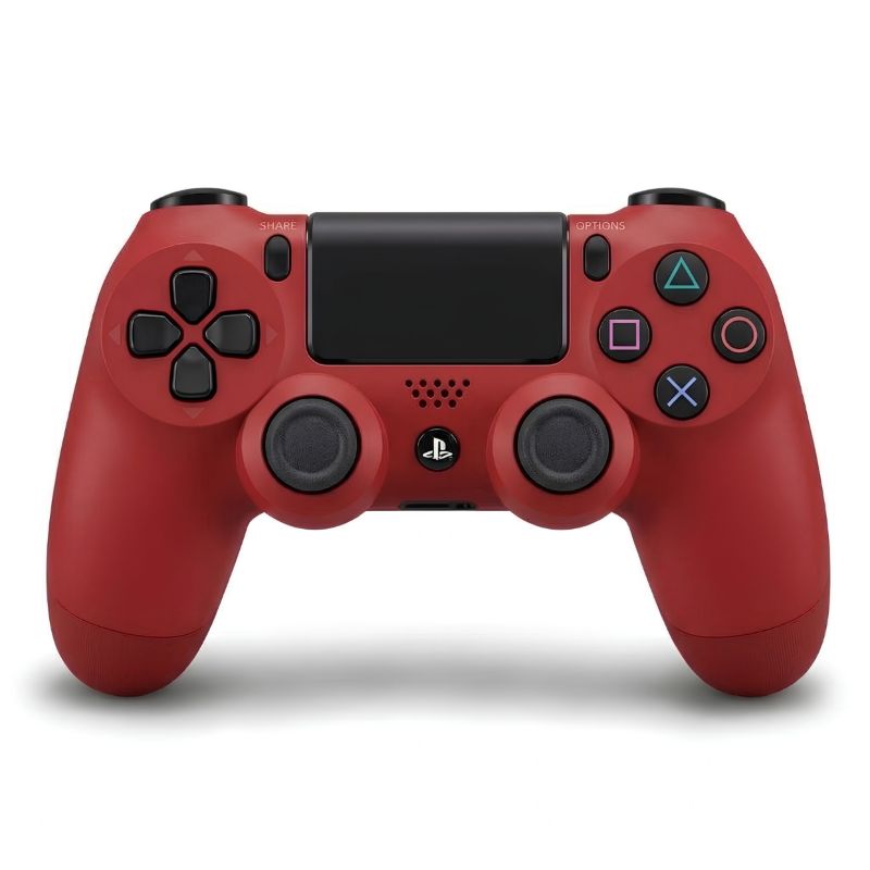 CONTROL PS4 GENERICO INALAMBRICO ROJO (NUEVO)