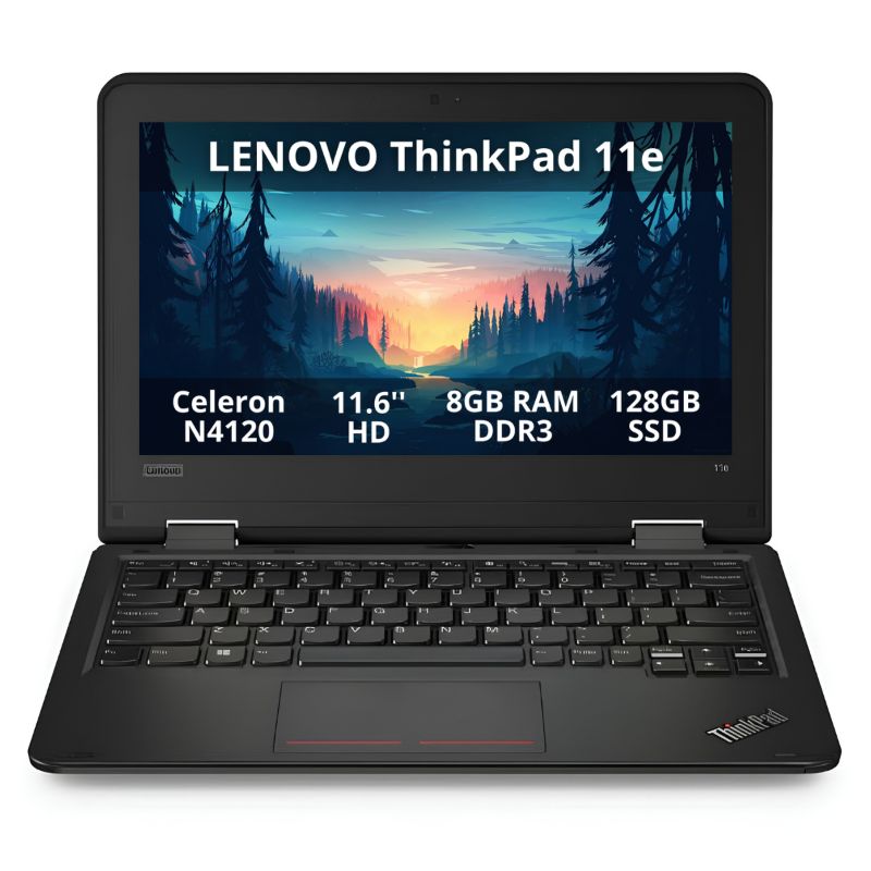 LENOVO THINKPAD 11E | CELERON N4120 | 8GB RAM | 128GB SSD | 11.6 PULGADAS