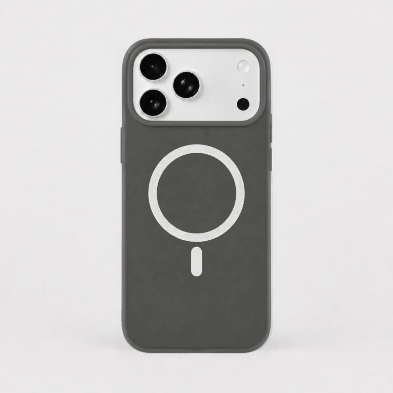 FORRO | SILICONA MAGSAFE | GRIS OSCURO | IPHONE 17 / 18 PRO MAX