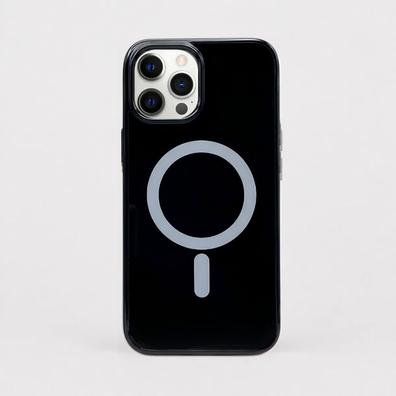 FORRO ACRILICO MAGSAFE | NEGRO | IPHONE 12 PRO MAX