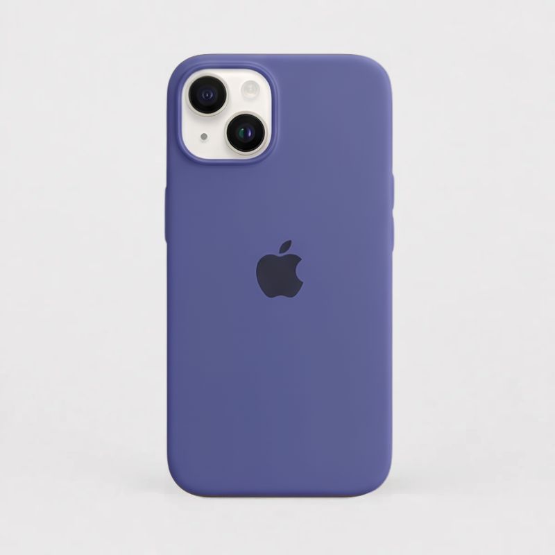FORRO DE SILICONA APPLE | AZUL SUCULENTO | IPHONE 13 / 14
