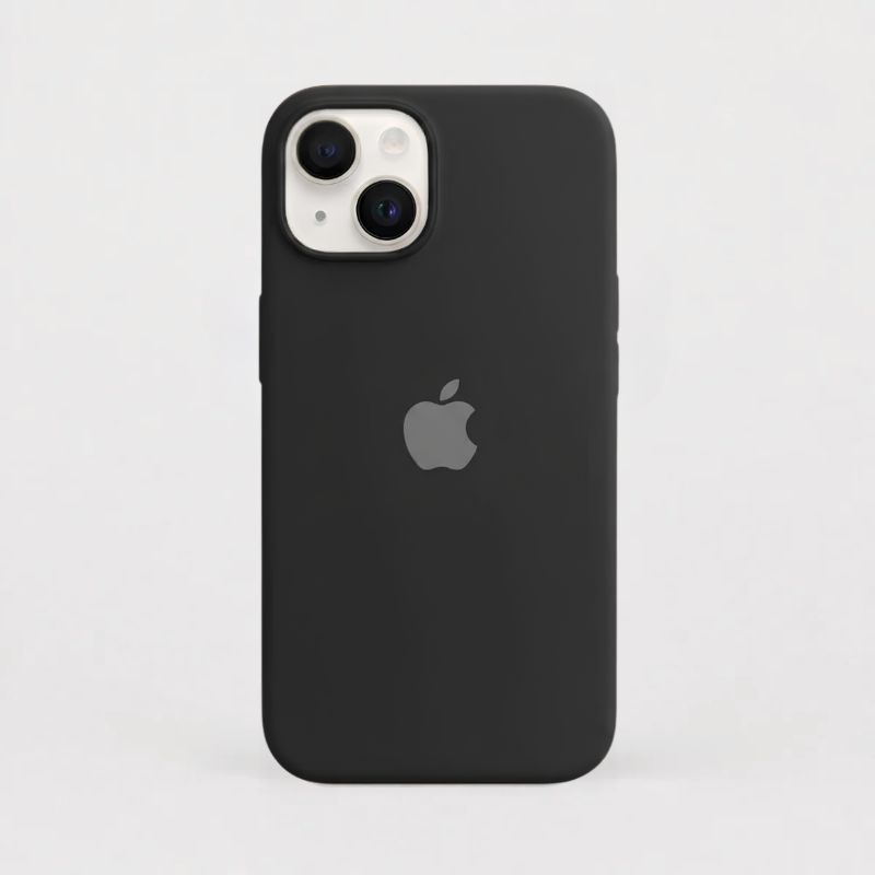 FORRO DE SILICONA APPLE | NEGRO | IPHONE 13 / 14