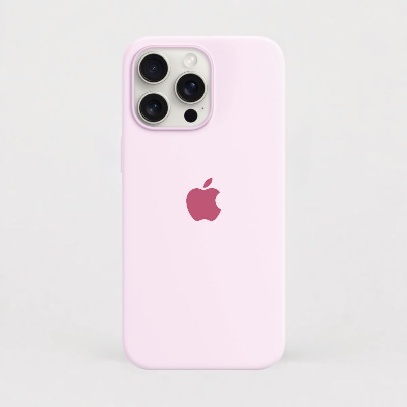 FORRO DE SILICONA APPLE | ROSA PASTEL | IPHONE 13 PRO MAX