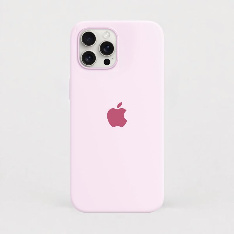 FORRO DE SILICONA APPLE | ROSA PASTEL | IPHONE 12 PRO MAX