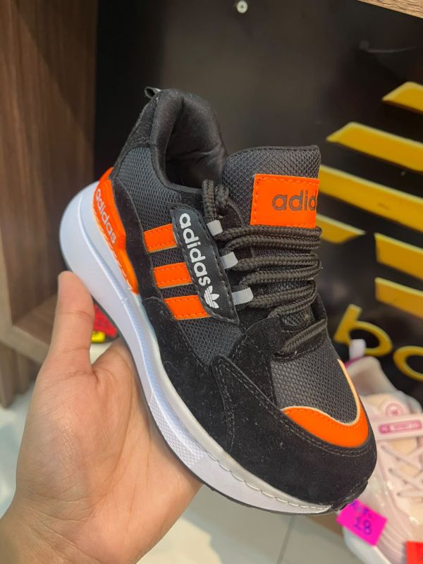 Zapatos naranja con negro adidas originals