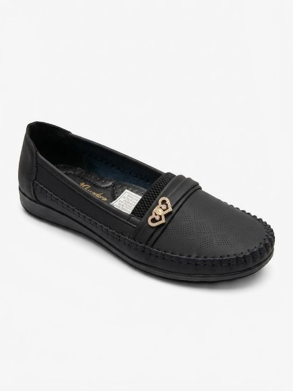 mocasín para dama con corazones