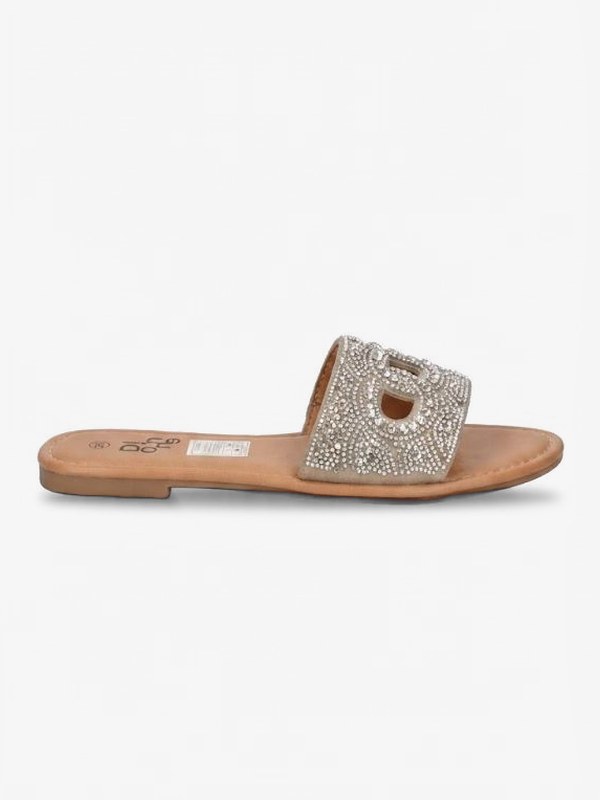 Sandalias con pedreria