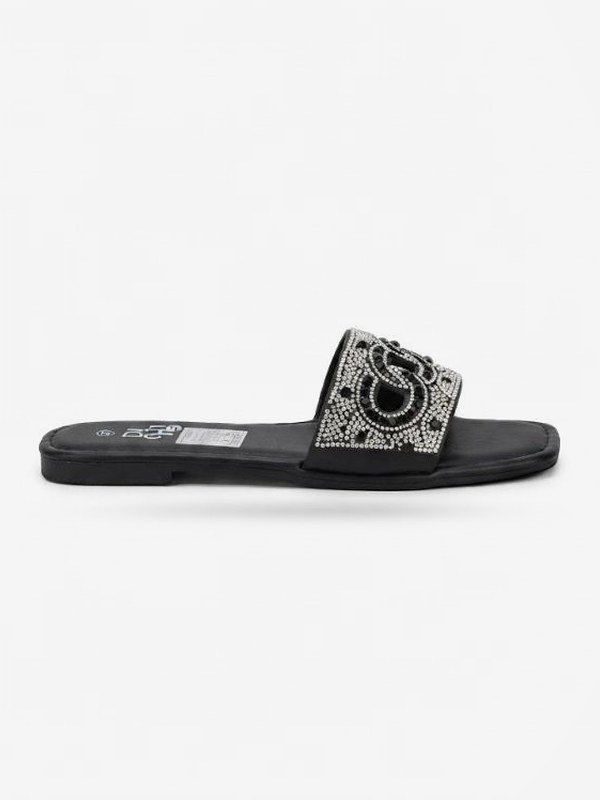 Sandalias con pedreria