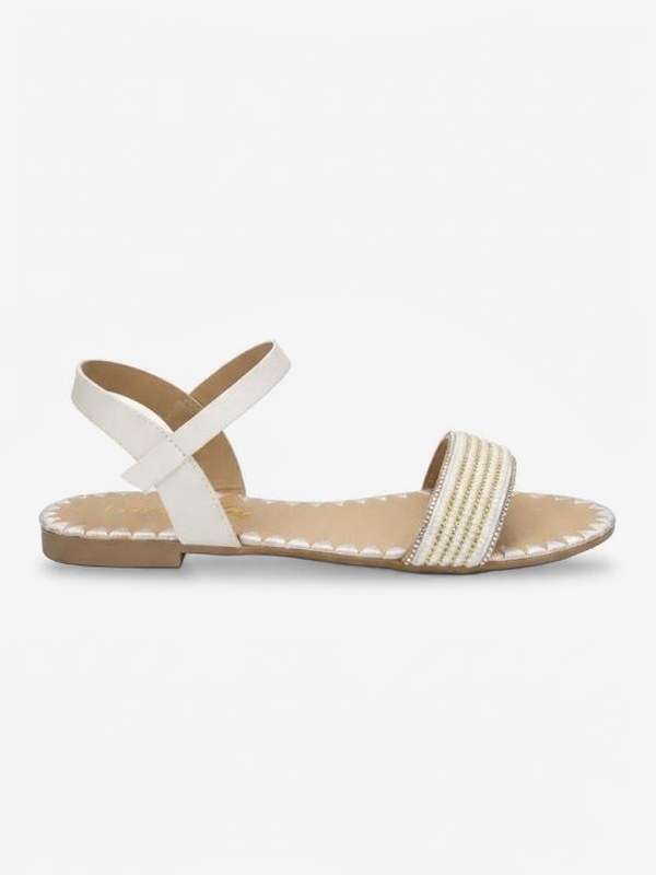 Sandalias con pedreria