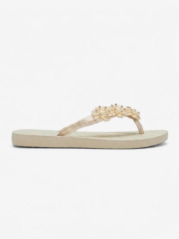Sandalias playeras con flores