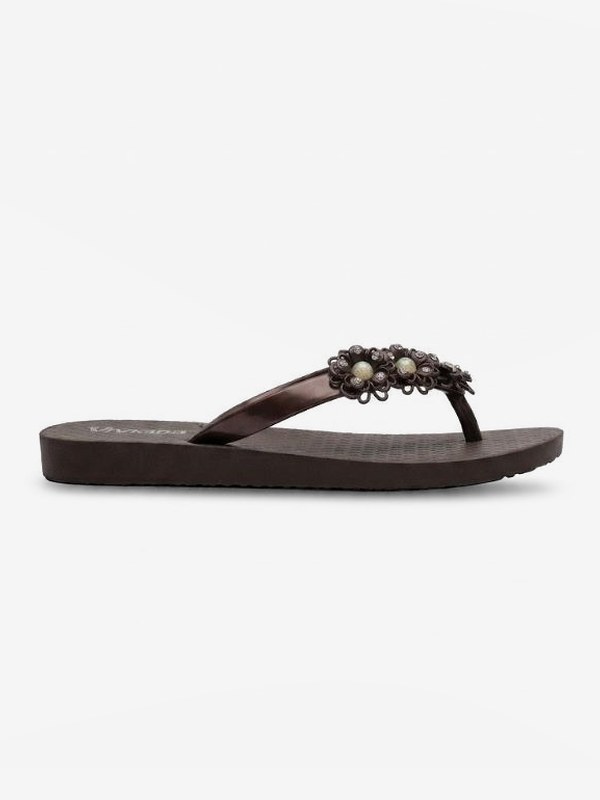 Sandalias playeras con flores