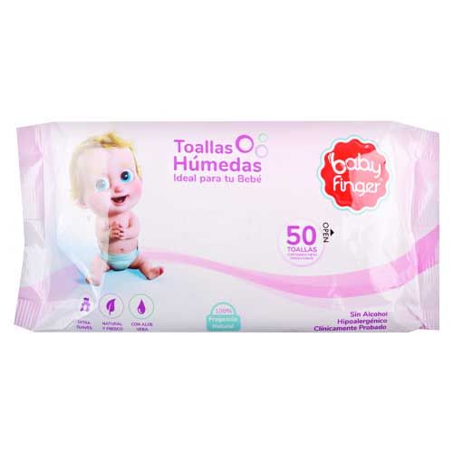 Toallas húmedas baby finger