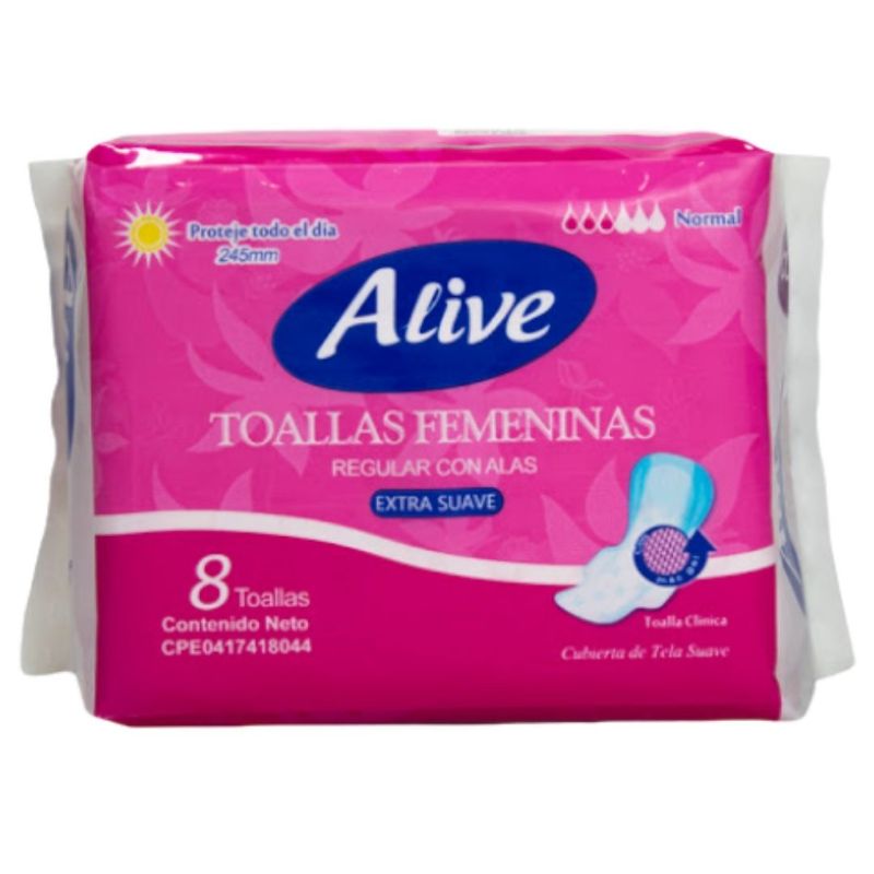 Toallas Alive x8