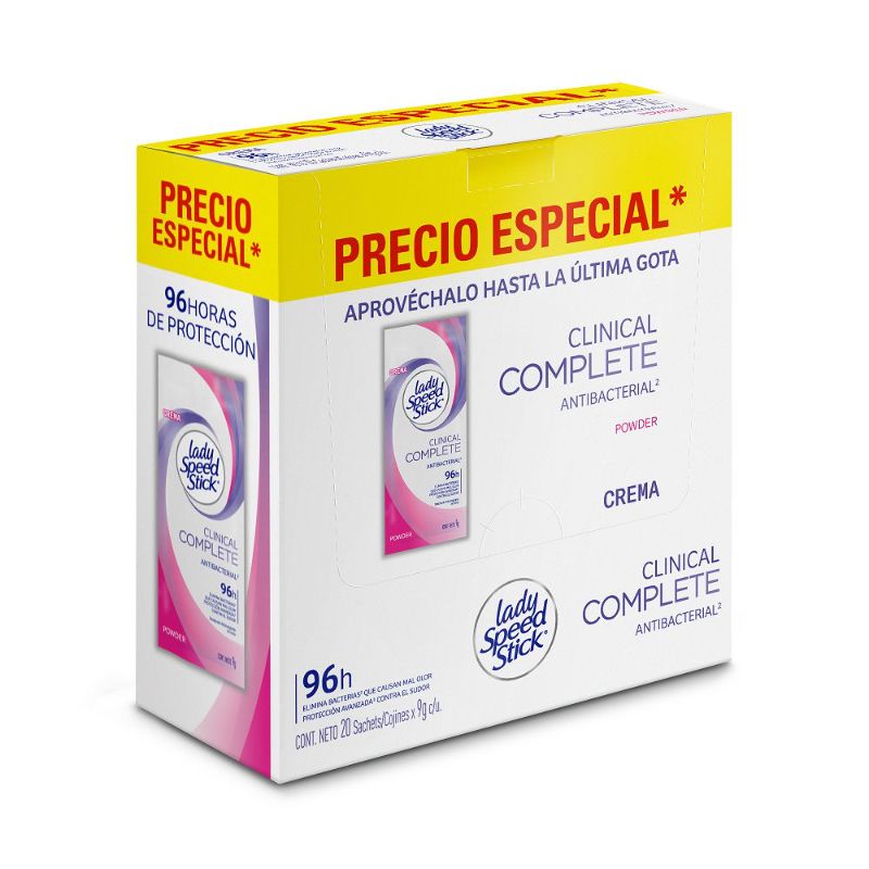Desodorante lady speed stick x20