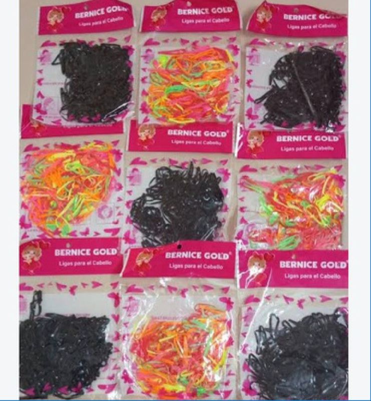 Ligas para el cabello x12