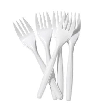 Tenedor plástico x12