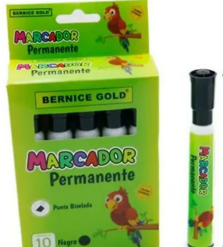 Marcador permanente x10