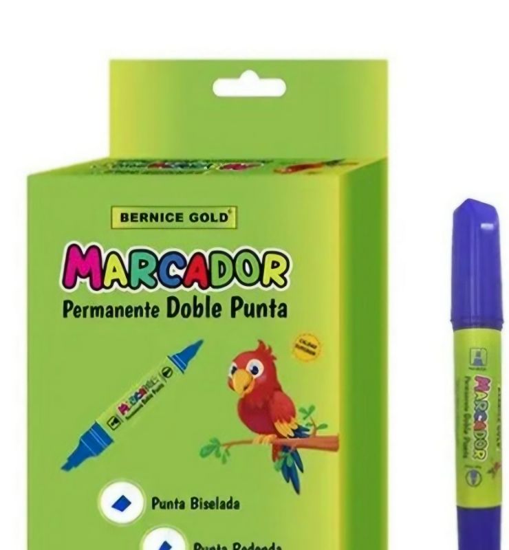 Marcador doble punta x10