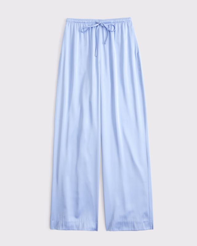 Pantalón de satén sin cierres