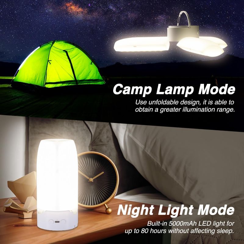 Lapara LED plegable recargable 1800LM – 5000mAh