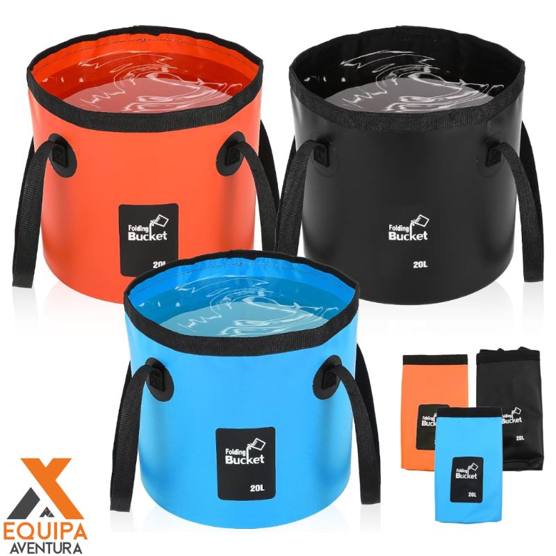 Tobo plegable de 20 L / 5 galones