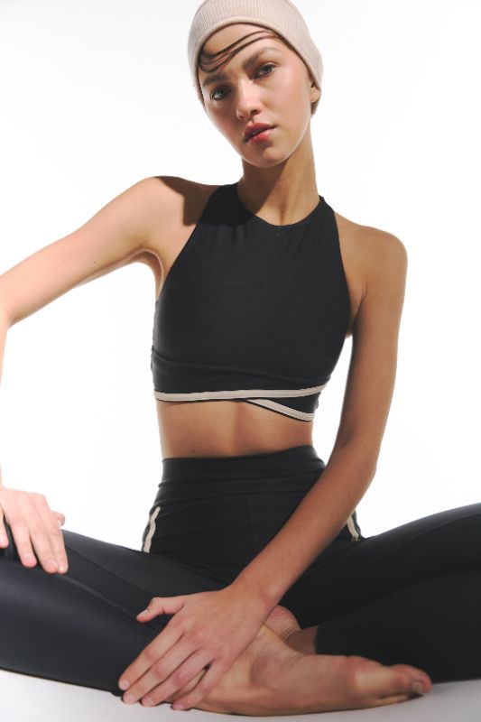 BLACK CROSS SPORT BRA
