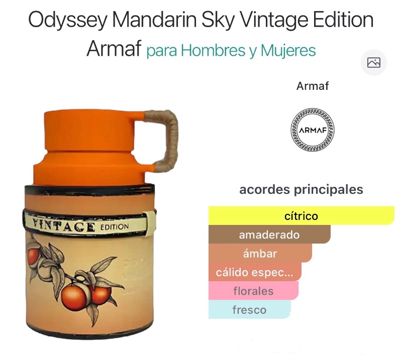 Odyssey Mandarín Sky Vintage Edition