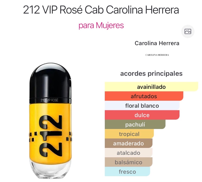 212 VIP Rose Cab Dama