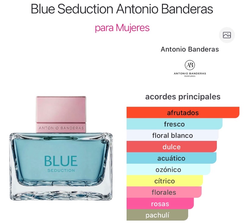 Blue Seduction Dama