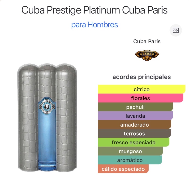 Prestige Platinun Cuba
