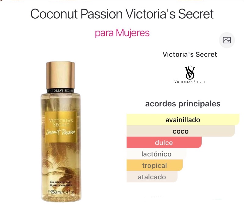 Splash Coconut PasionVictoria Secret