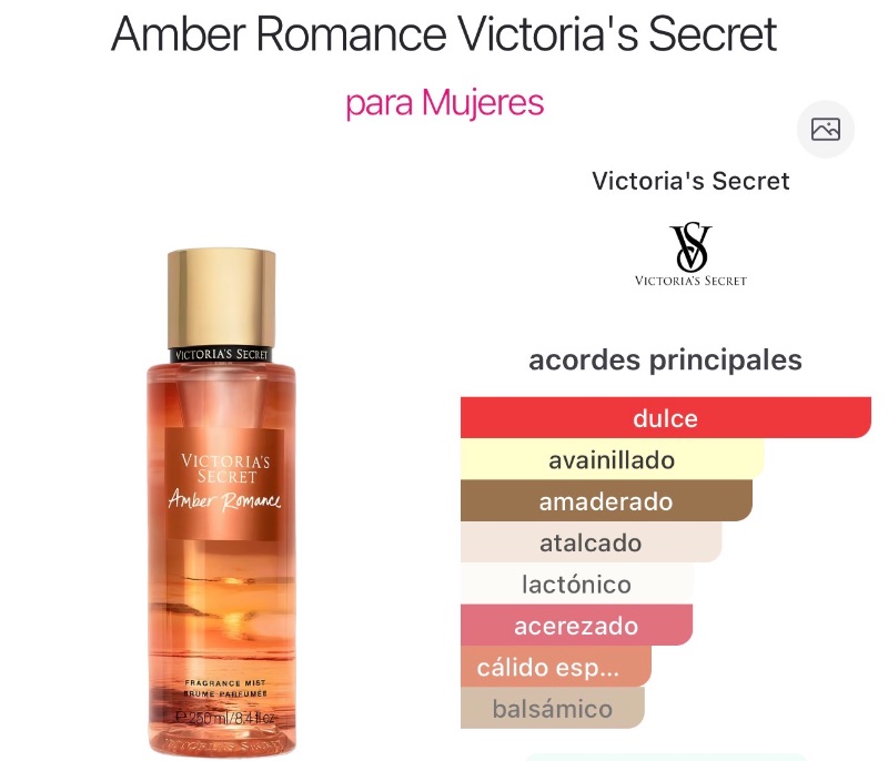 Splash Amber Romance Victoria Secret