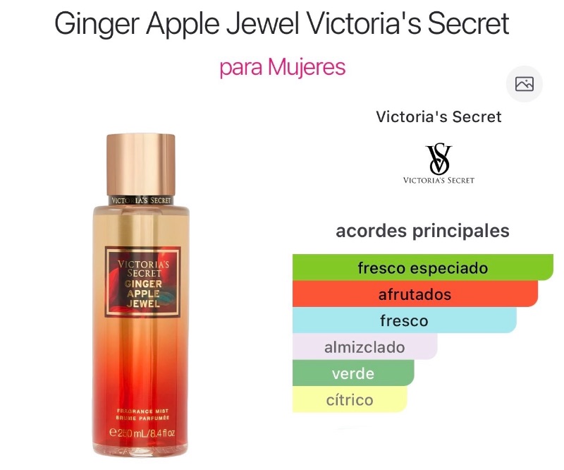 Splash Ginger Apple Jewel Victoria Secret