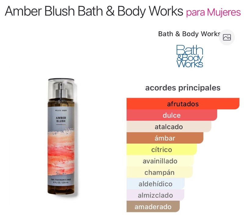 Splash Amber Blush Bath $ Body Works